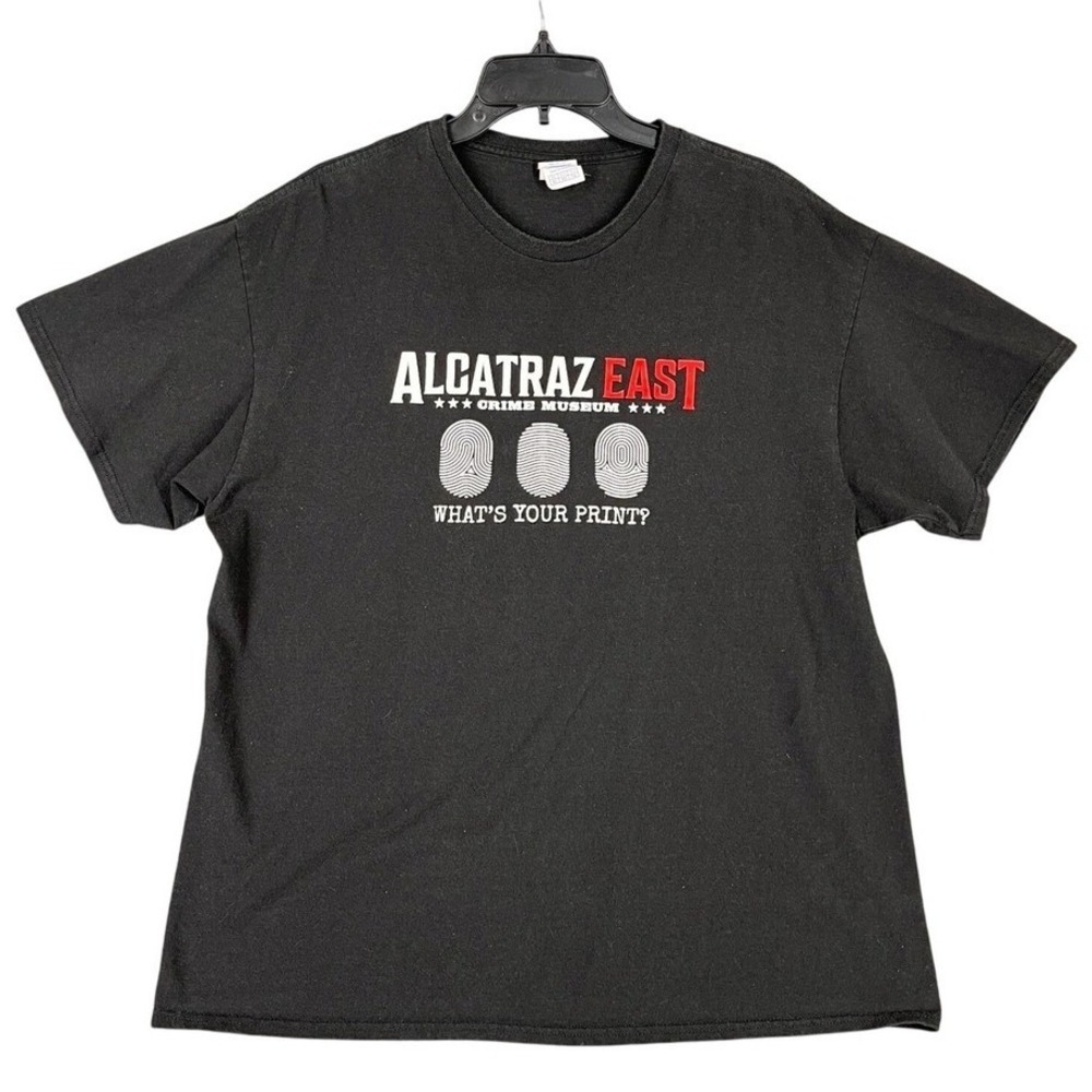Alcatraz‎ East Crime Museum Souvenir Shirt Mens XL Capone Prison Jail Birdman